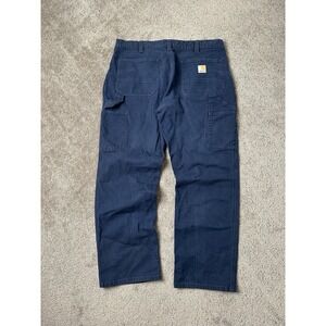 Vintage Mens Carpenter Pants Carhartt Dark Blue Y2K Streetwear , Size 36x30